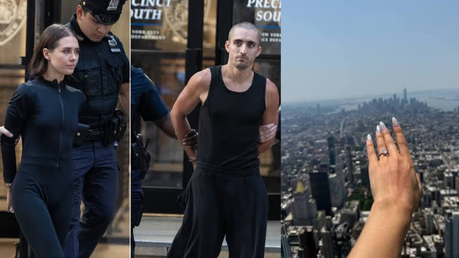 Daredevil couple arrested after breathtaking Empire State Building proposal