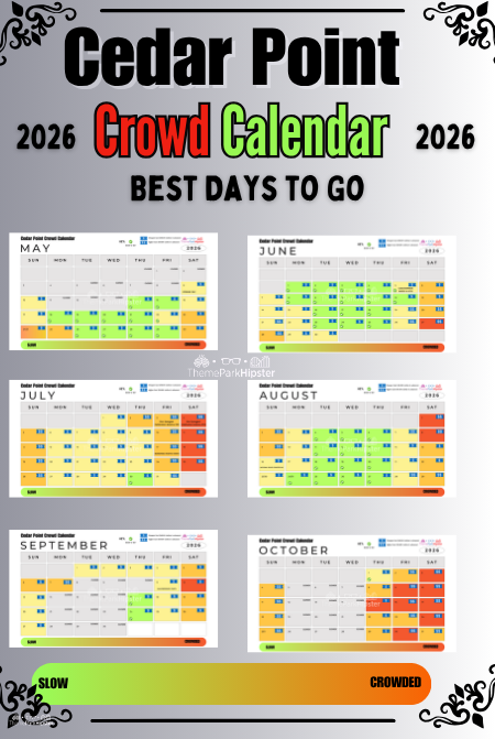 2026 Cedar Point Best Days to Go Crowd Calendar