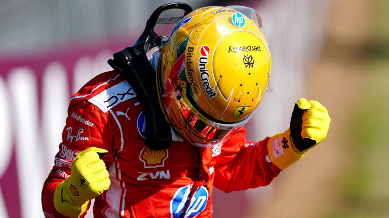 Lewis Hamilton took pole position for the sprint race at the British Grand Prix (David Davies/PA).