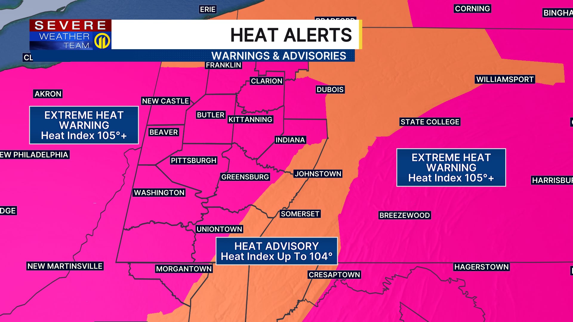 Extreme heat warning extended, severe storms expected on Fourth of July