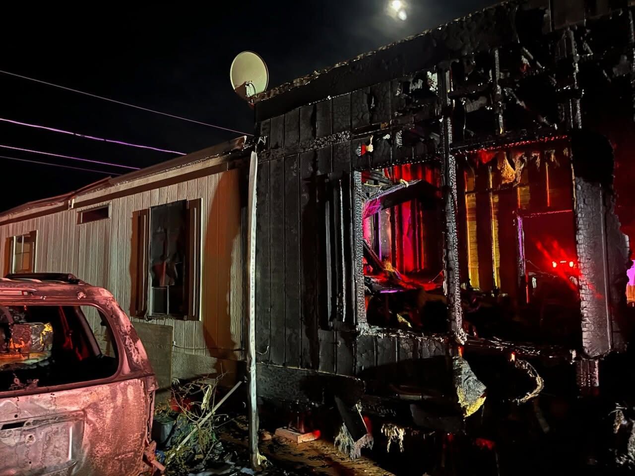 Illegal fireworks suspected in Page mobile home fire that killed family dog