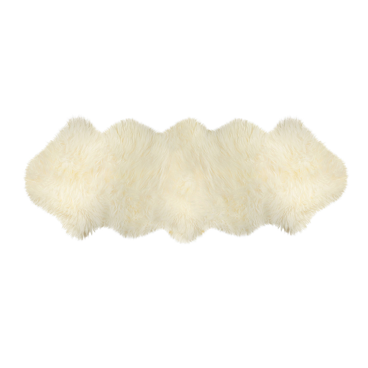 Allmodern Izola Handmade Sheepskin Area Rug in Ivory & Reviews | Wayfair