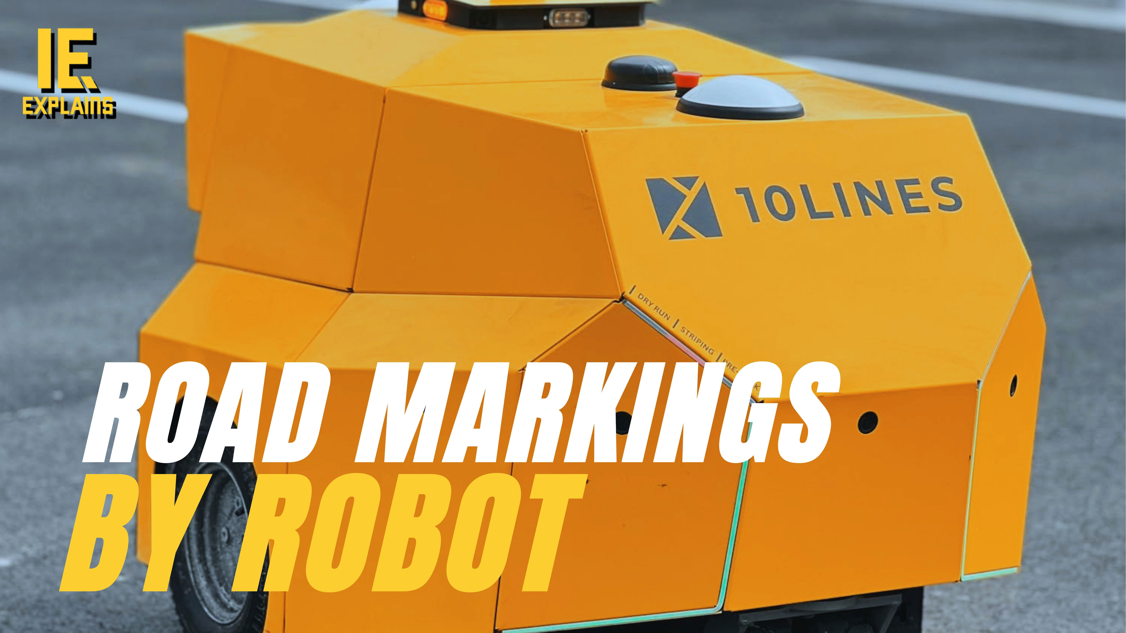 This company builds autonomous pavement marking robots