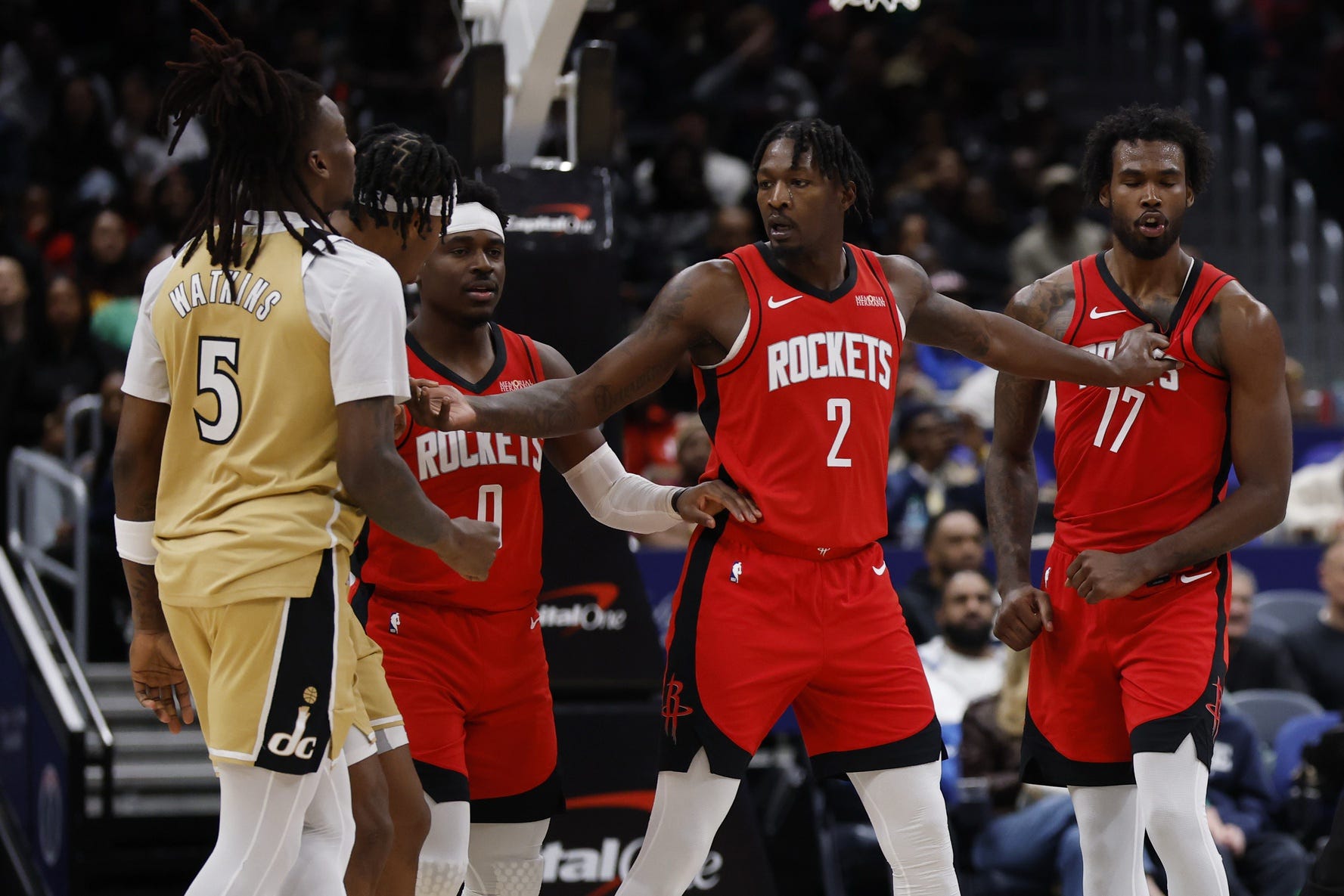 Rockets trade Dorian Finney-Smith, second-round draft picks to Charlotte