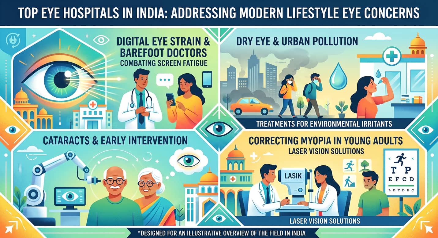 Leading Indian Eye Hospitals Address Modern Lifestyle Vision Risks
