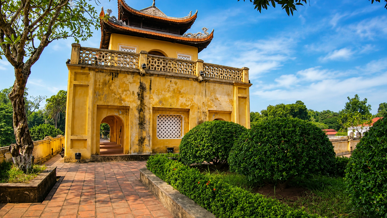 Exploring Thang Long Imperial Citadel in Hanoi Vietnam (4K)