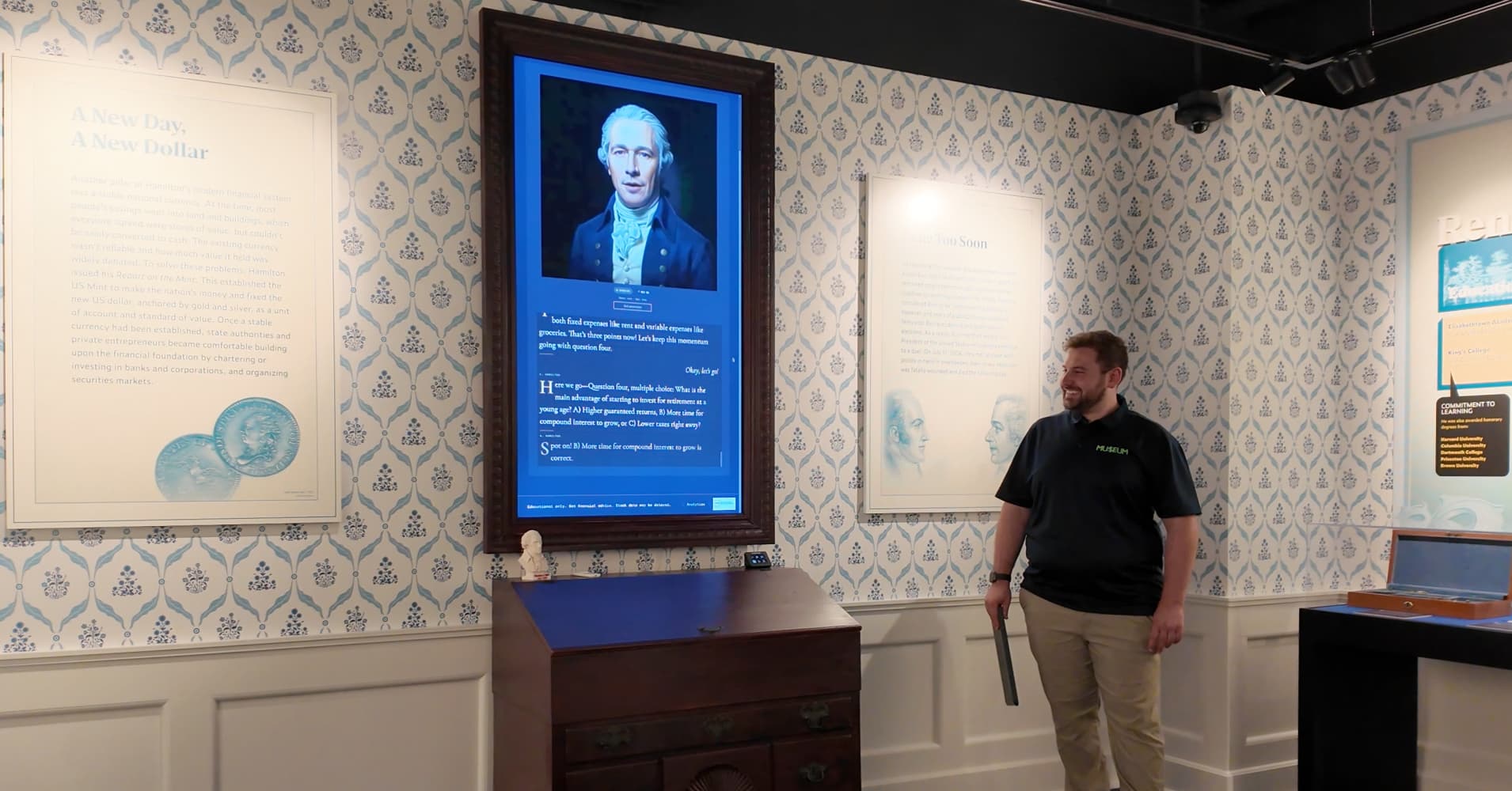 Don't throw away your shot to speak to an AI Alexander Hamilton at ...