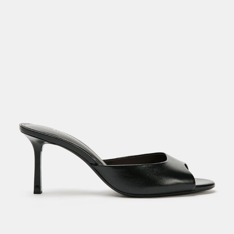 Zara mule heels cut out