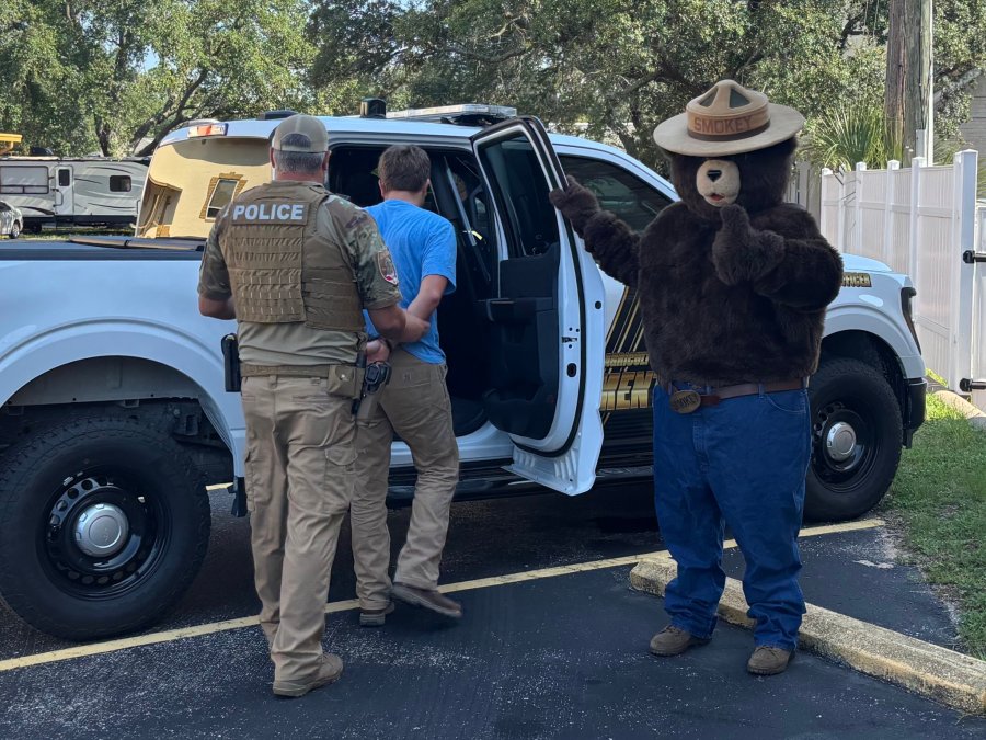 Florida man accused of stealing Smokey Bear signs could face up to 10 ...