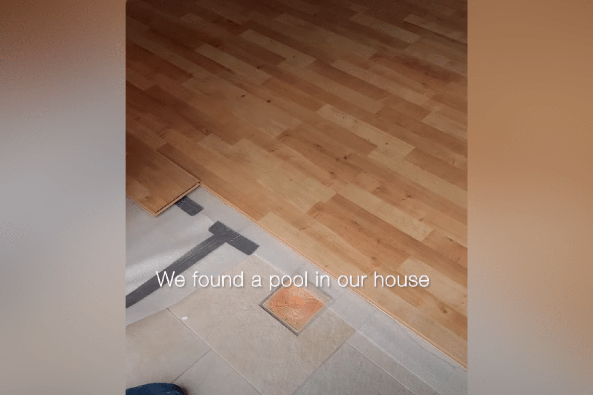 New homeowners hear rumors they once had a pool—so they pull up flooring