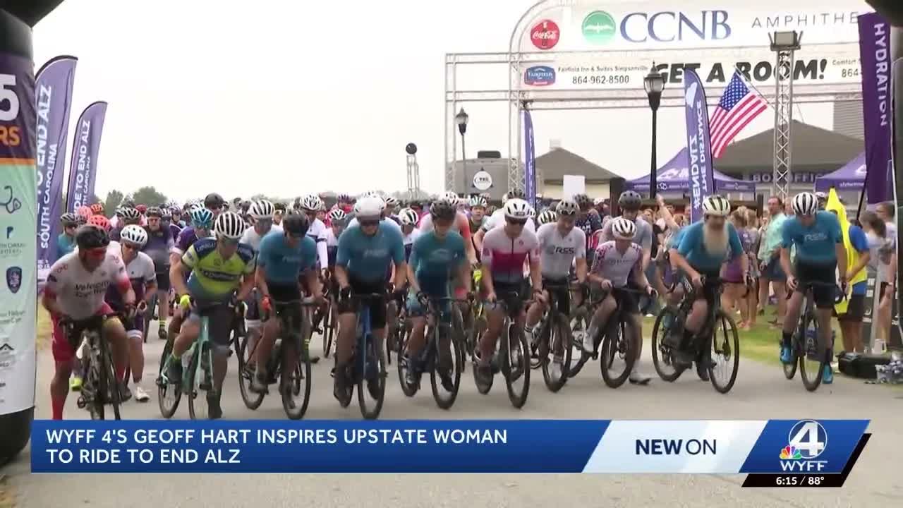 Geoff Hart inspires Upstate woman to ride to end ALZ