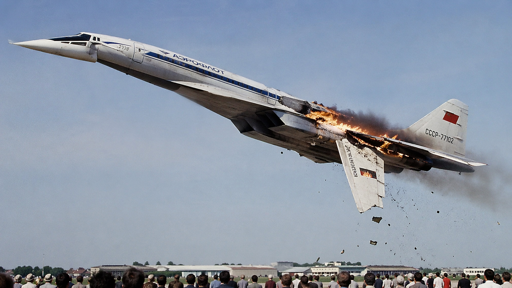 The Paris Airshow crash that shattered the Tu-144