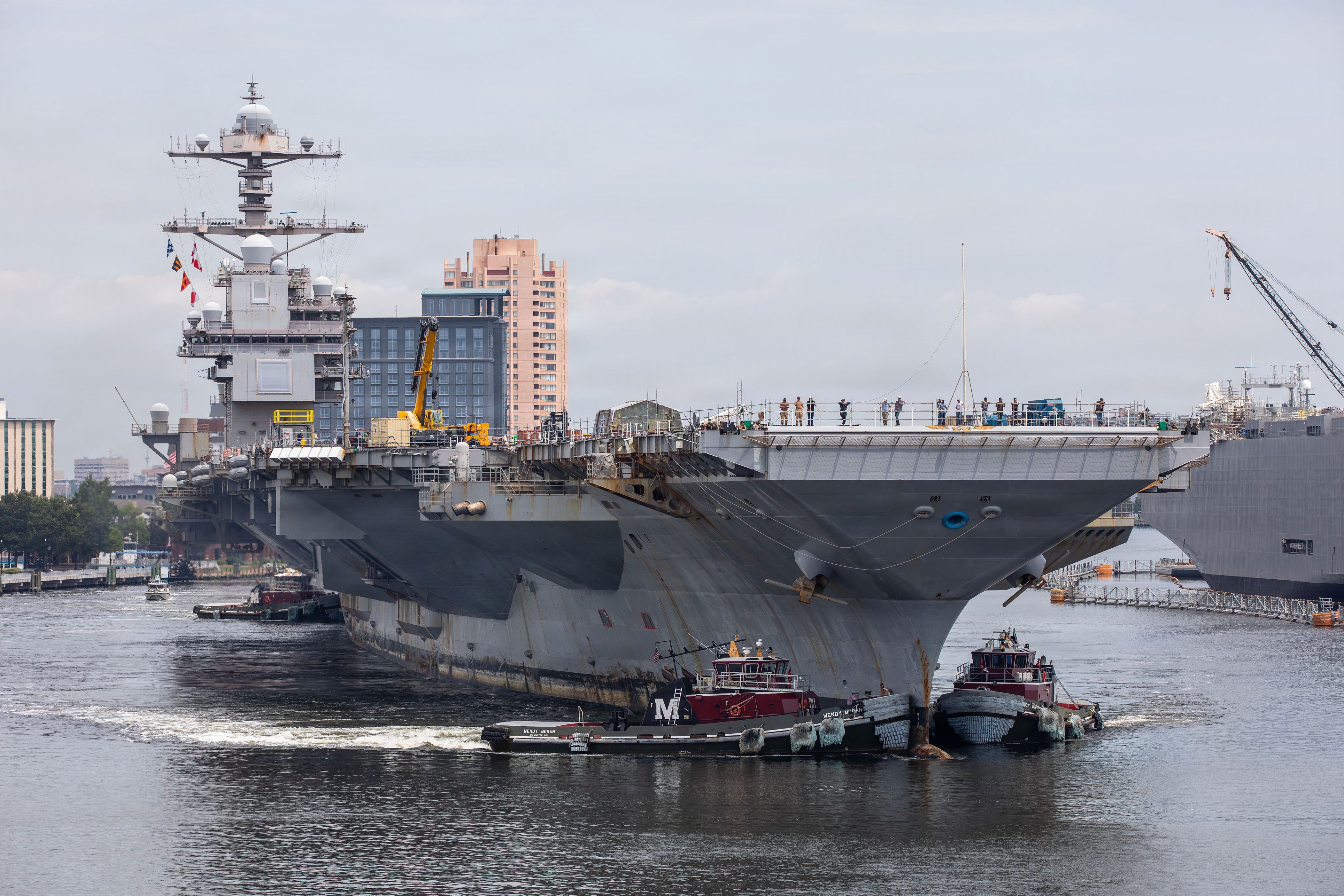 USS Gerald R Ford to undergo maintenance after onboard fire and ...