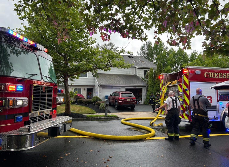 Matawan house catches fire after lightning strike