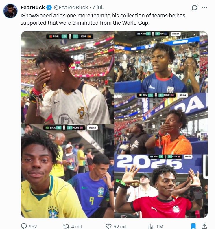 La decisión del streamer Speed antes del partido entre Francia y ...