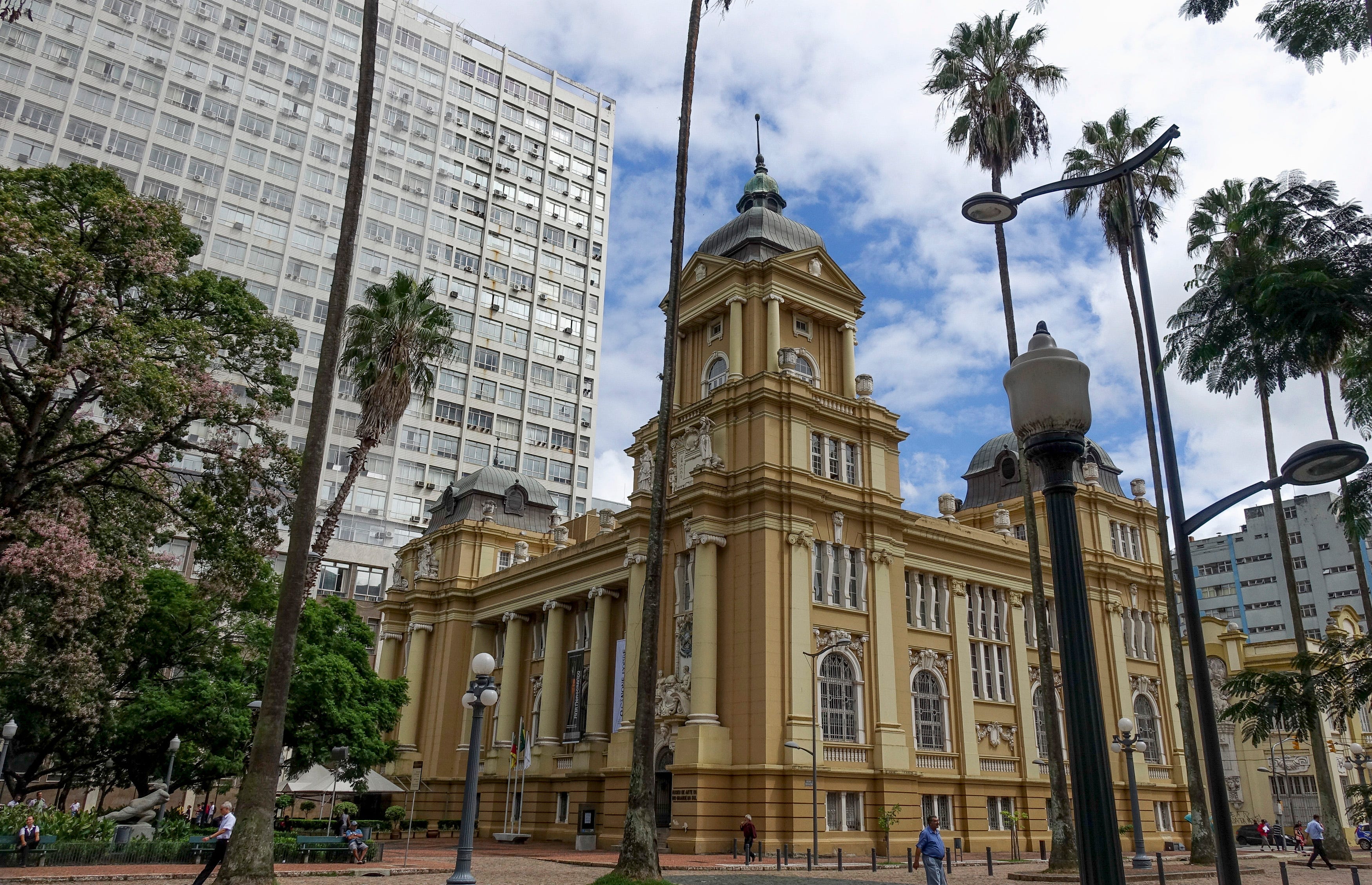 A view of the Rio Grande do Sul Museum of Art, one of the main tourist spots of Porto Alegre, March 20, 2014.