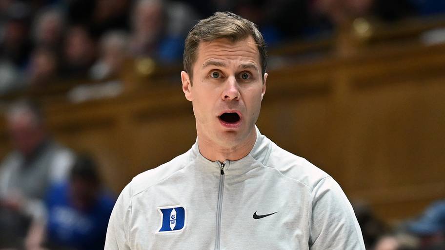 Jon Scheyer sits courtside for future Duke basketball talent