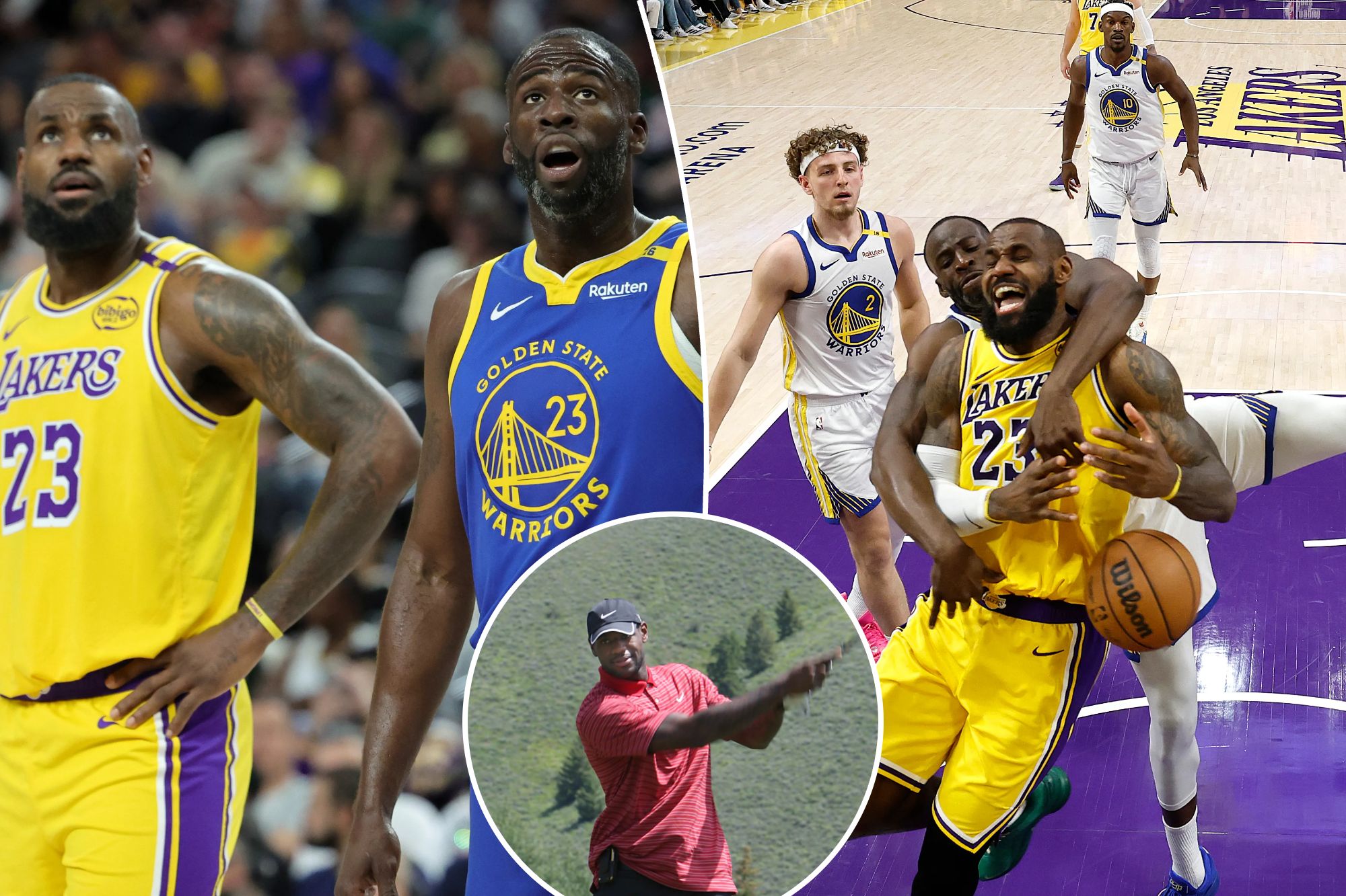 LeBron James golfing with Draymond Green in Puerto Rico amid Warriors ...