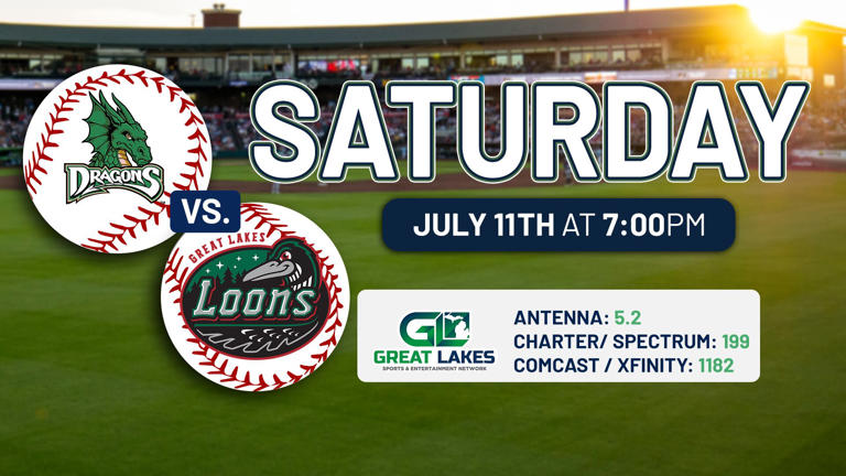 Great Lakes Sports & Entertainment Network to air Loons-Dragons Game 5