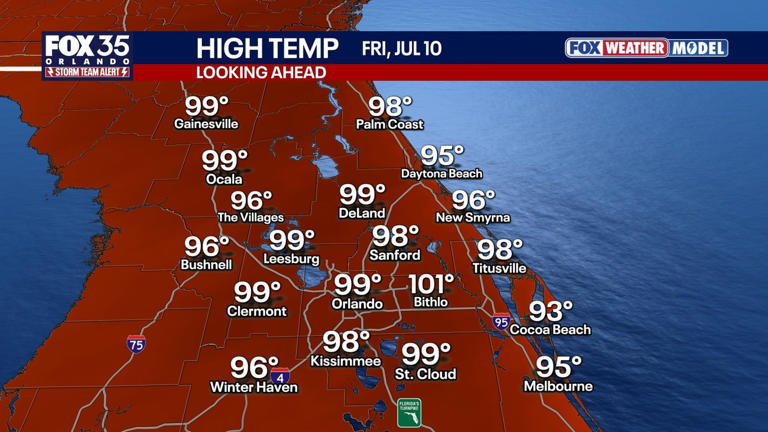 Florida heat wave: Heat advisories as heat index soars in Central Florida