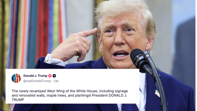 Trump always does this 1 extremely boomer thing in his Truth Social posts