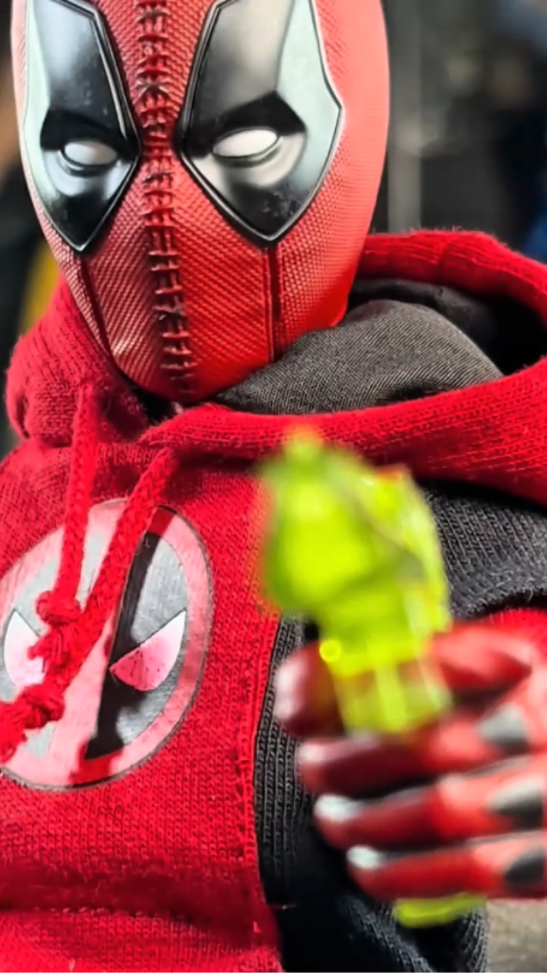 Kidpool collectible figure showcase for Deadpool fans
