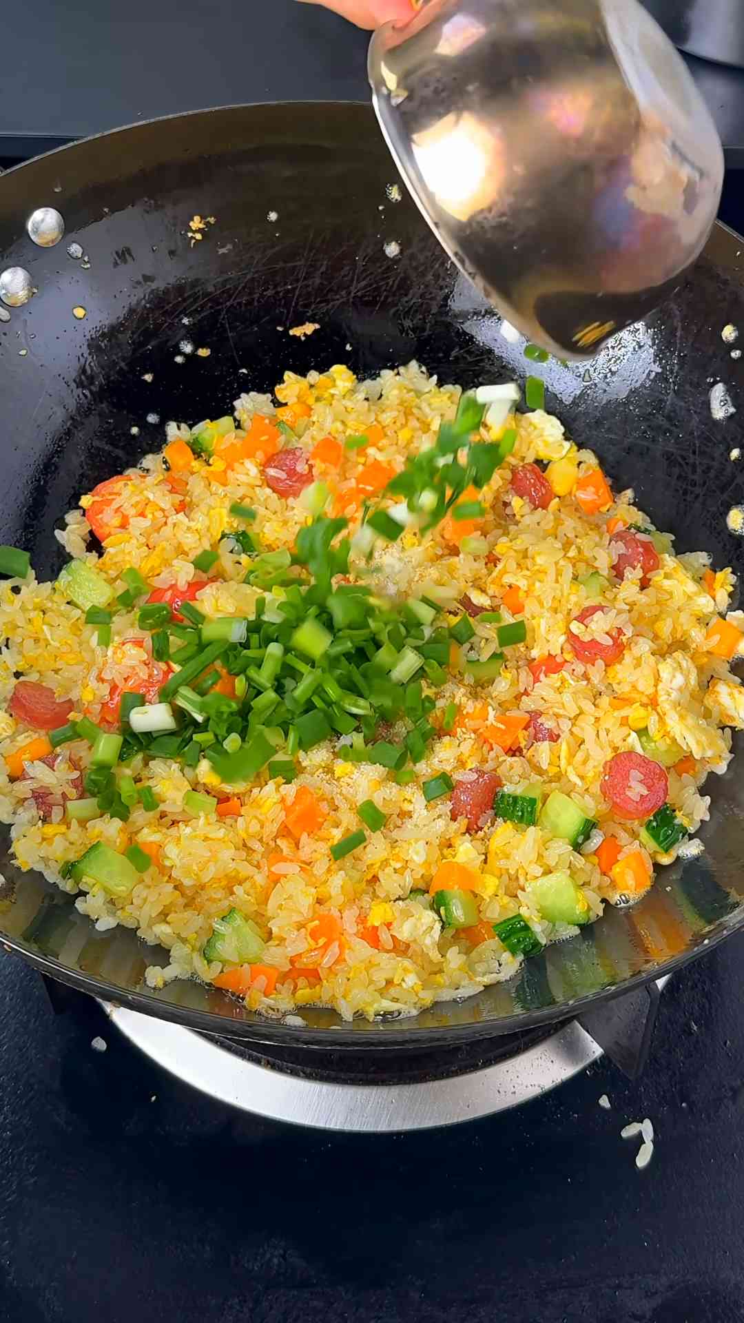This fried rice recipe brings unexpected flavor