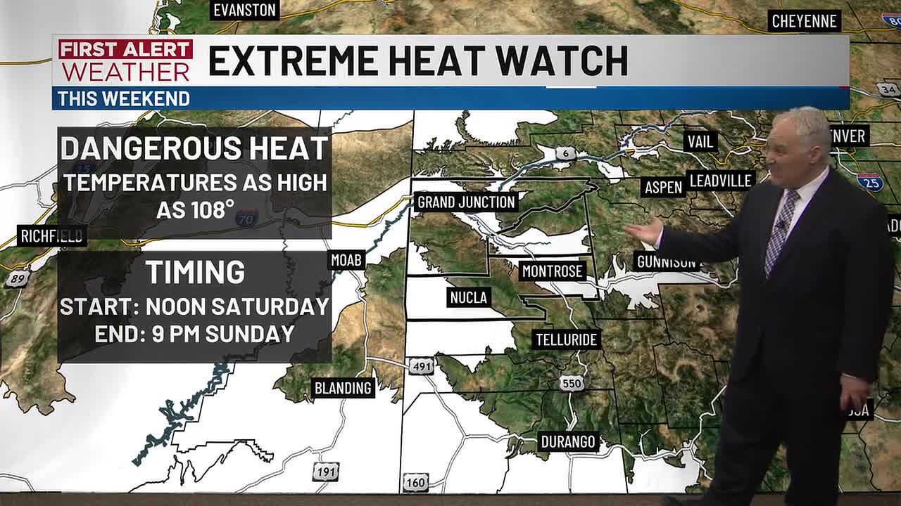 Extreme heat watch issued for this weekend for temperatures nearing 108 ...