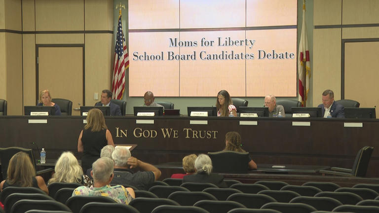 Moms for Liberty Bay County hosts school board candidate forum