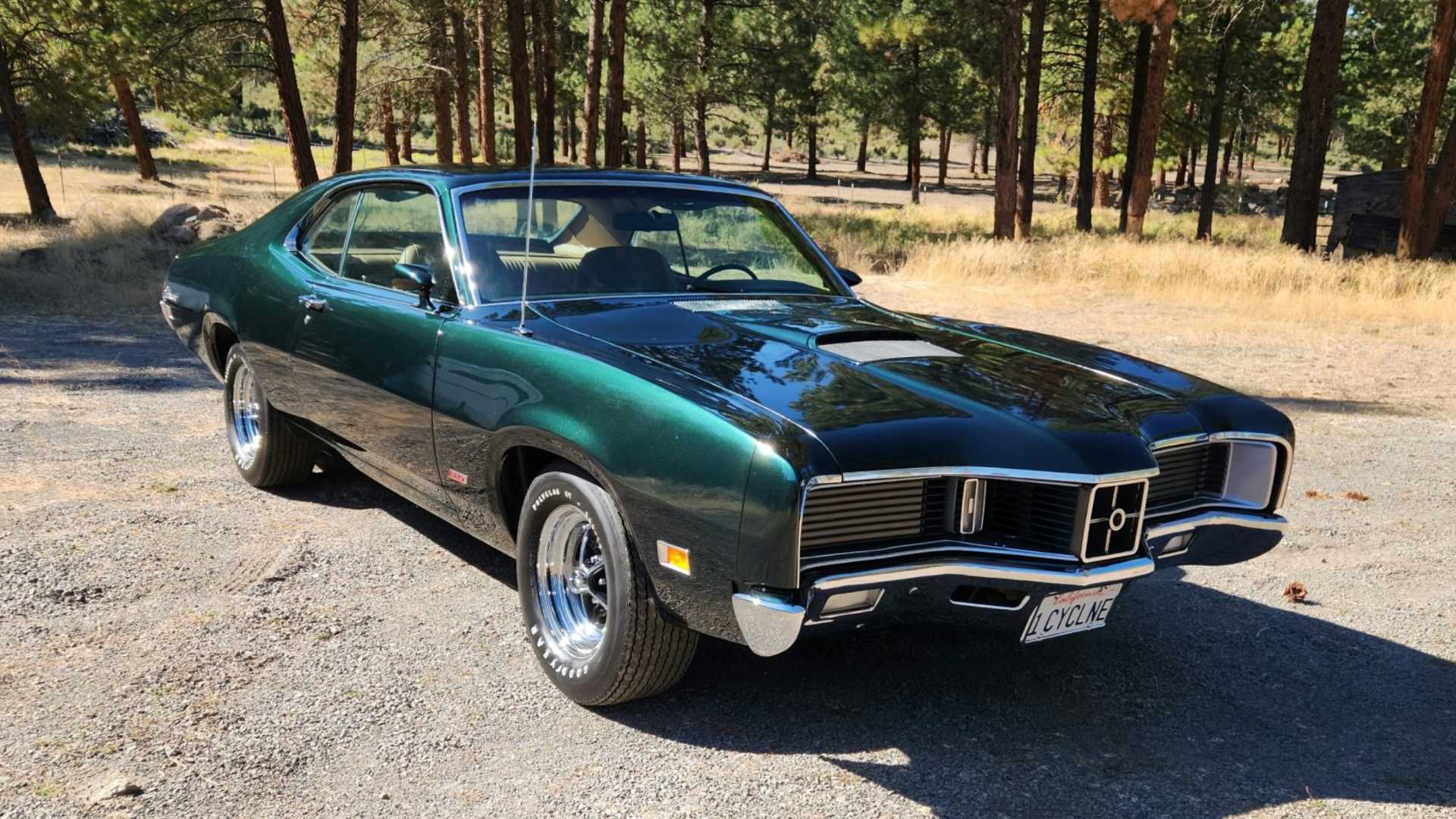 3/4 front view of 1970 Mercury Cyclone GT 429 CJ