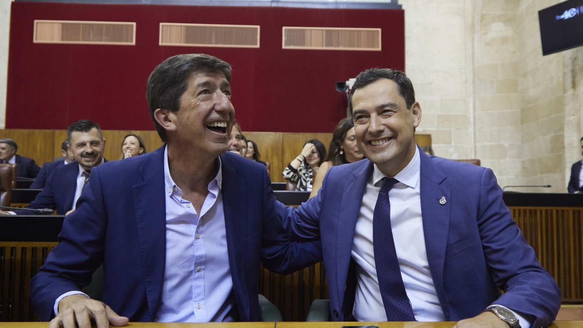 Juanma Moreno se propone «encapsular» su Gobierno con Vox como ya hizo ...