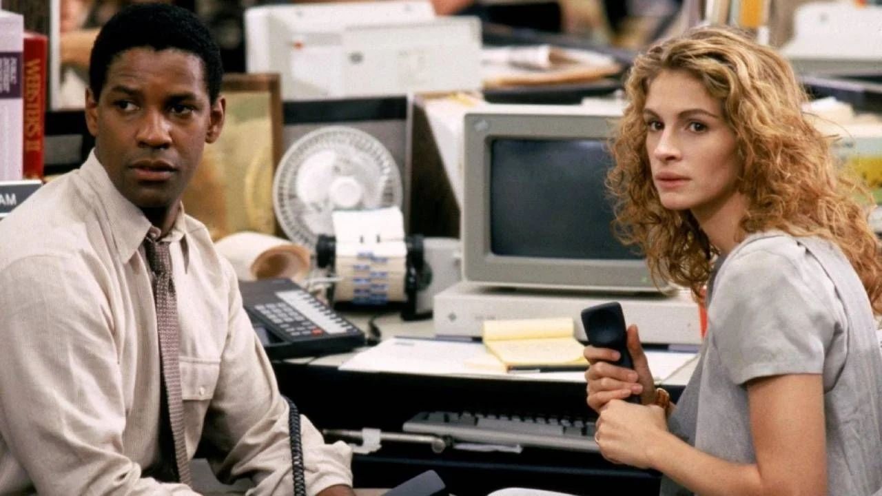Julia Roberts: "Fui muito criticada durante anos por não beijar Denzel naquele filme"