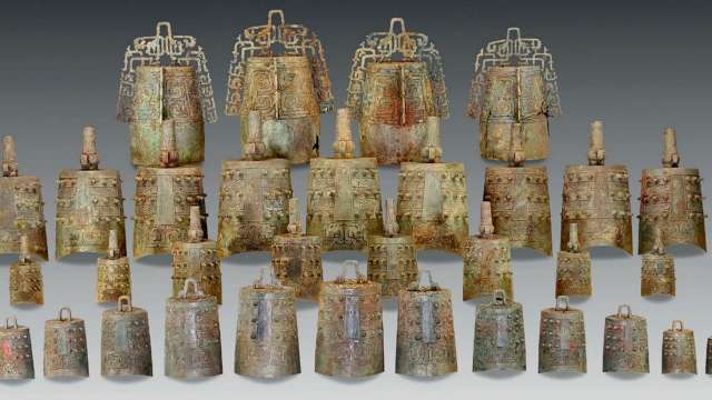 Archaeologists in China opened a 2,600-year-old tomb and found a lord's bronze bells 'deactivated'