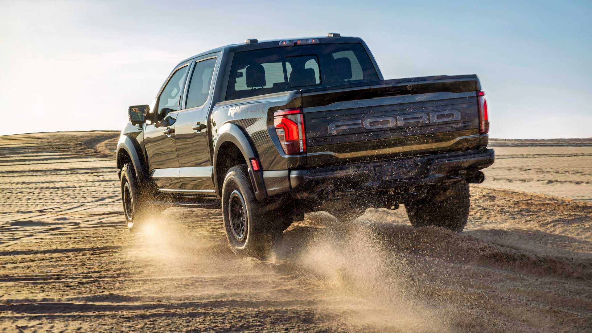 2026 Ford F-150 Raptor R rear 3/4 action