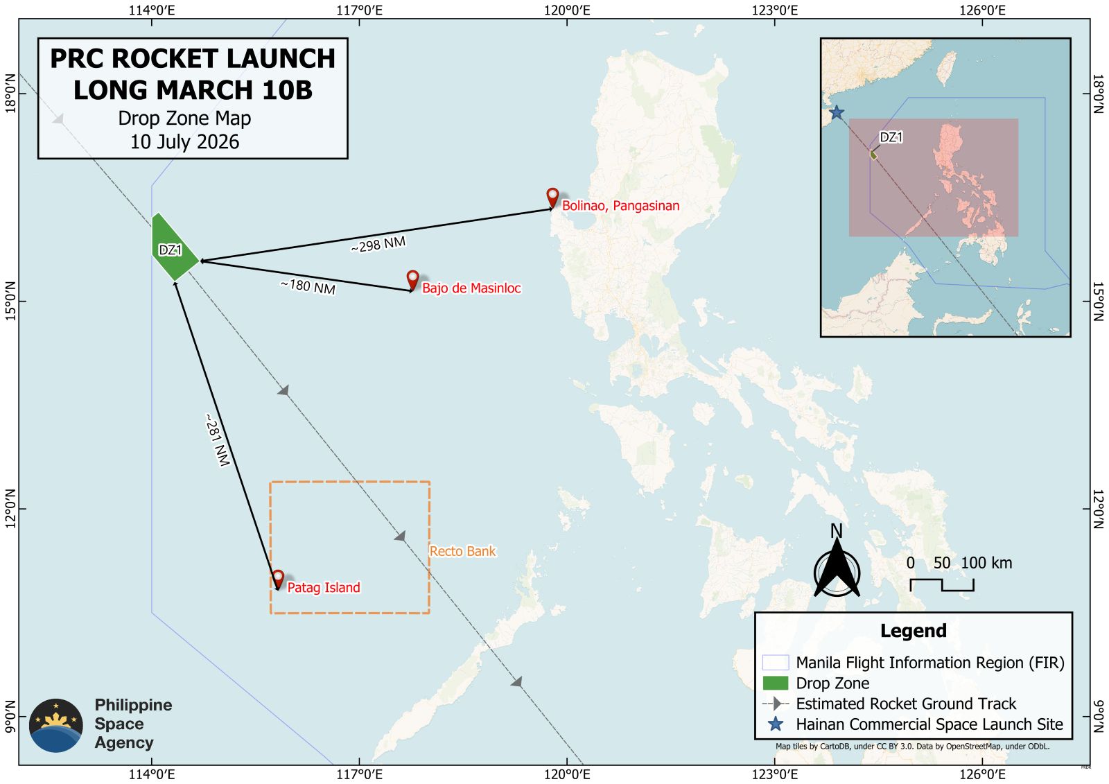 PhilSA alerts public over possible rocket debris from China's Long ...