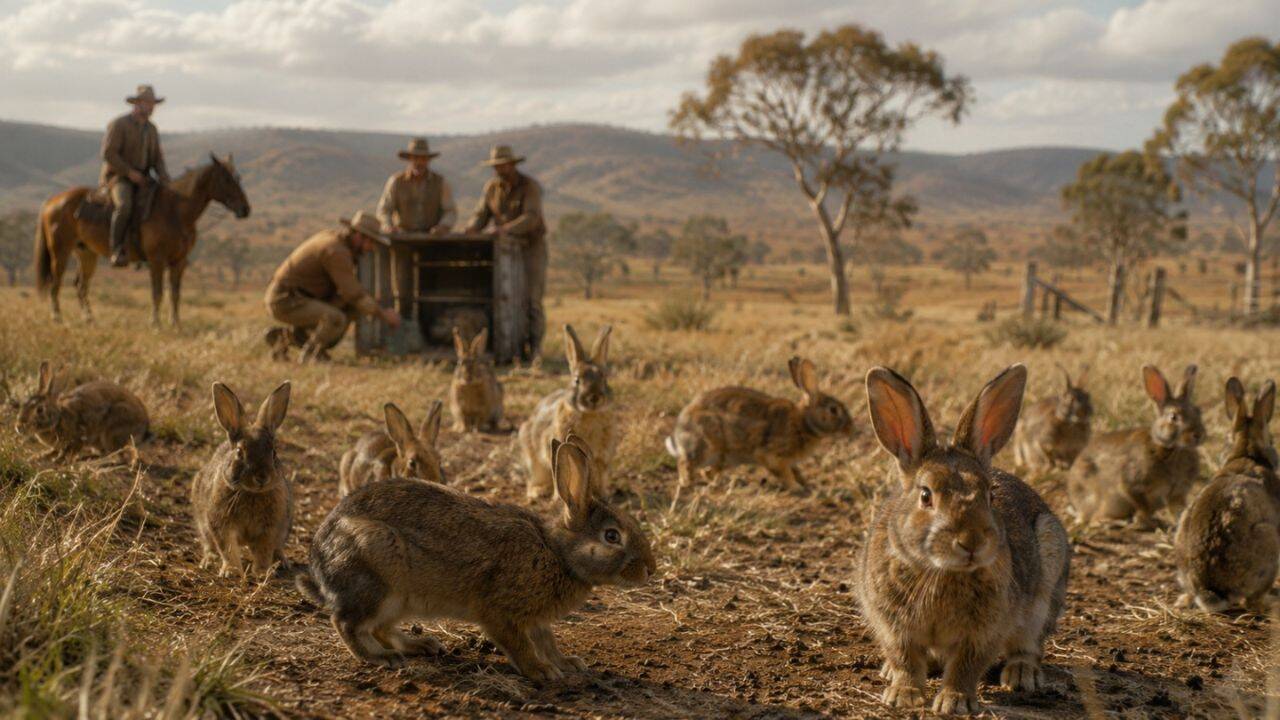 In 1859, Australia released 13 rabbits for hunting. Decades later, they ...