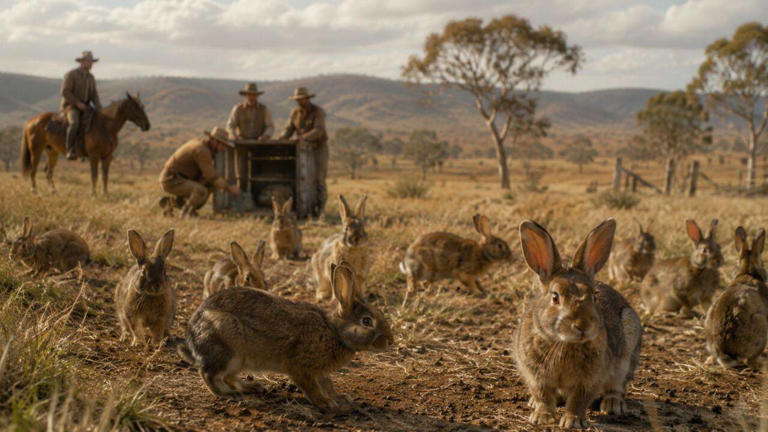 In 1859, Australia released 13 rabbits for hunting. Decades later, they ...