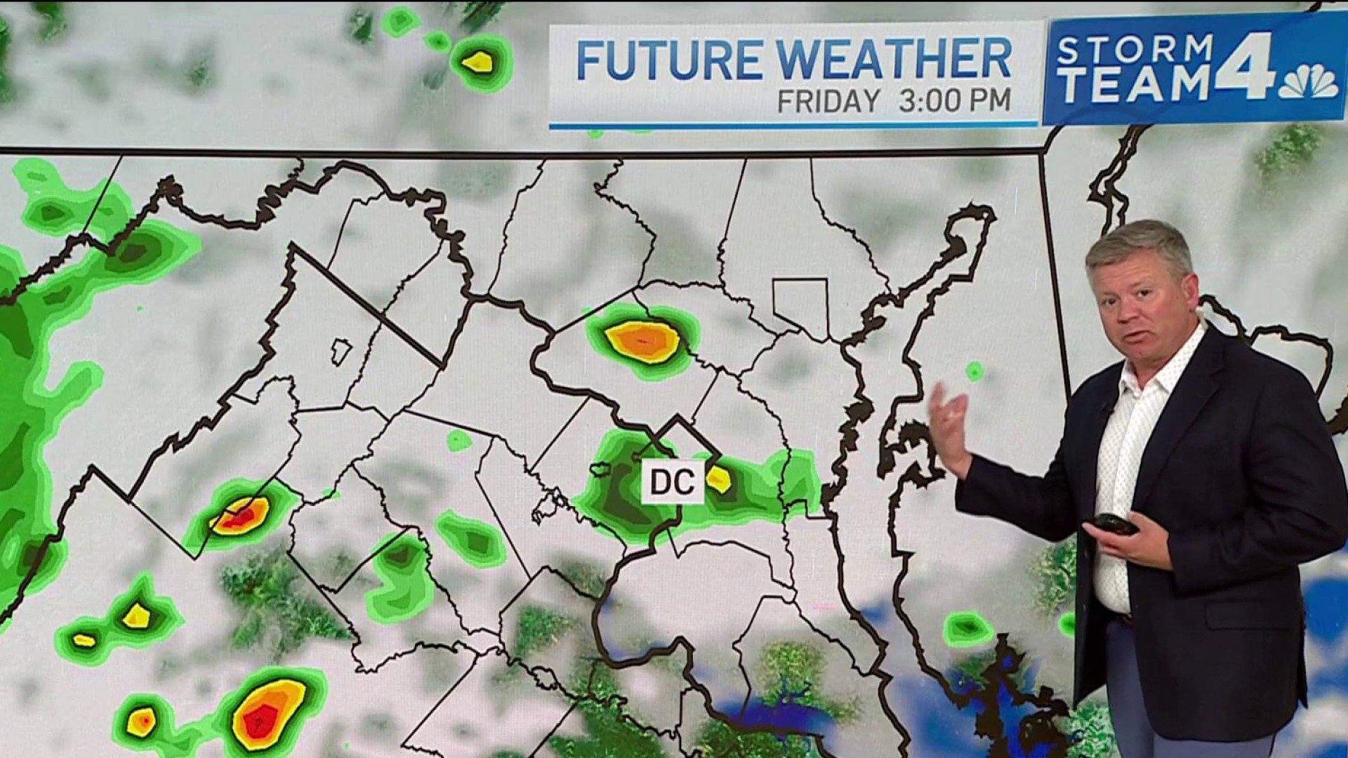 Storm Team4 forecast: Watch for scattered showers and storms on Friday ...