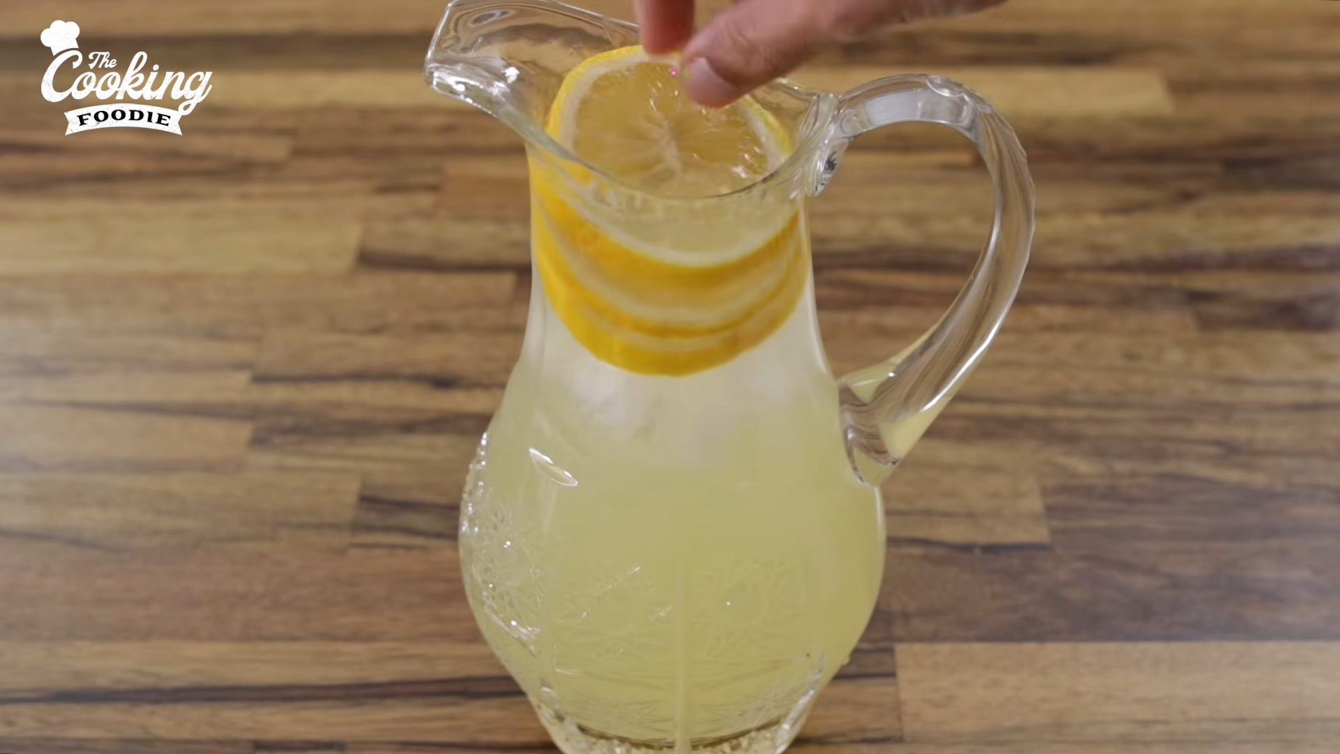 This lemonade is basically summer in a glass