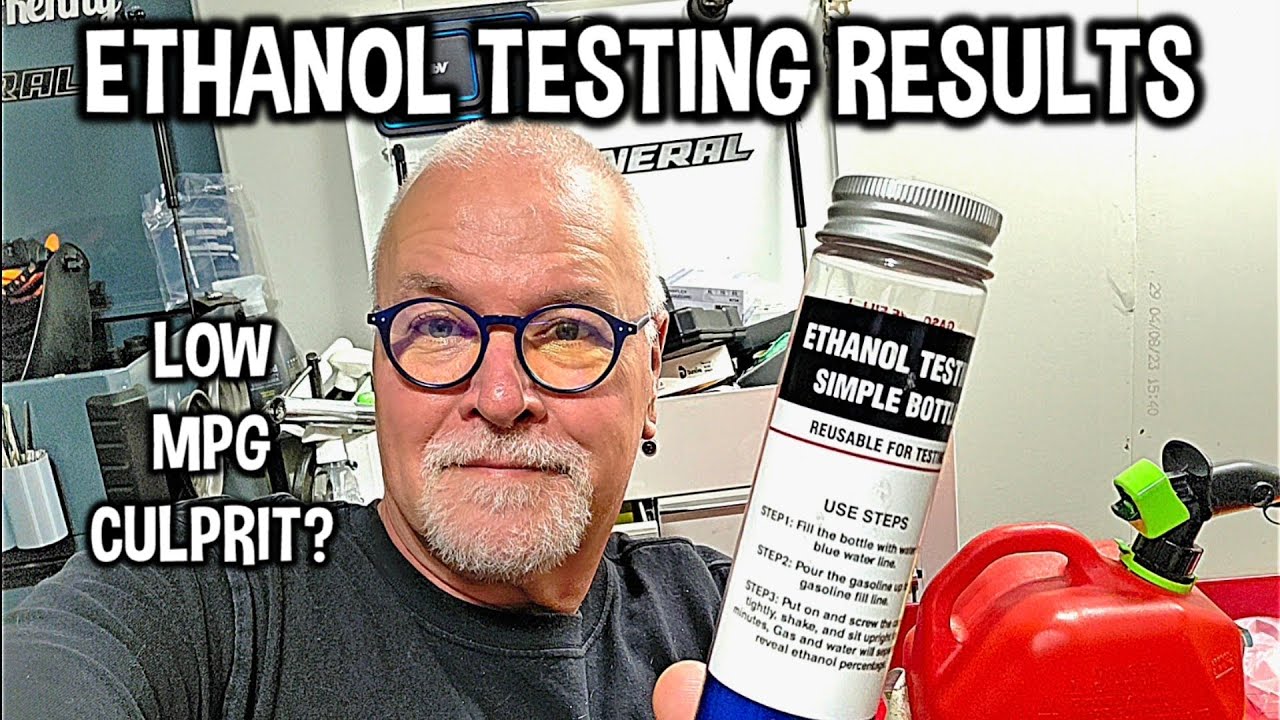 Gasoline ethanol test reveals a possible engine problem