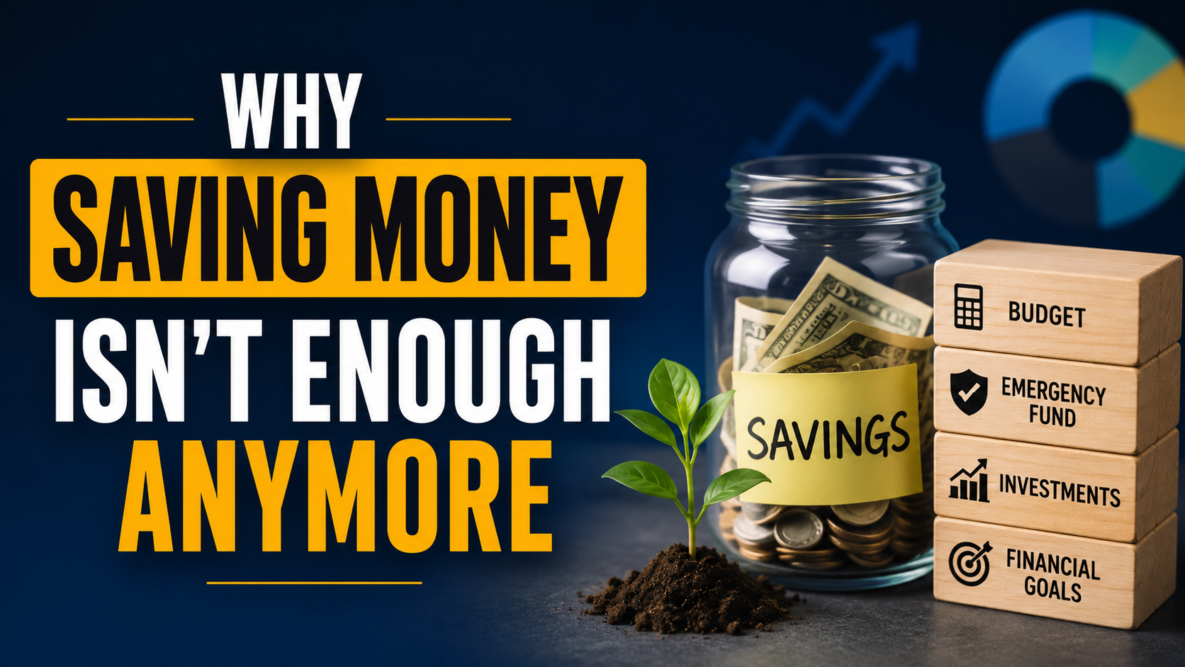 Why saving money isn't enough anymore