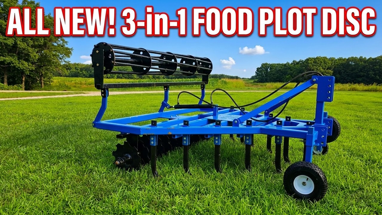 Inside the 3-in-1 chisel disc harrow built for better soil preparation