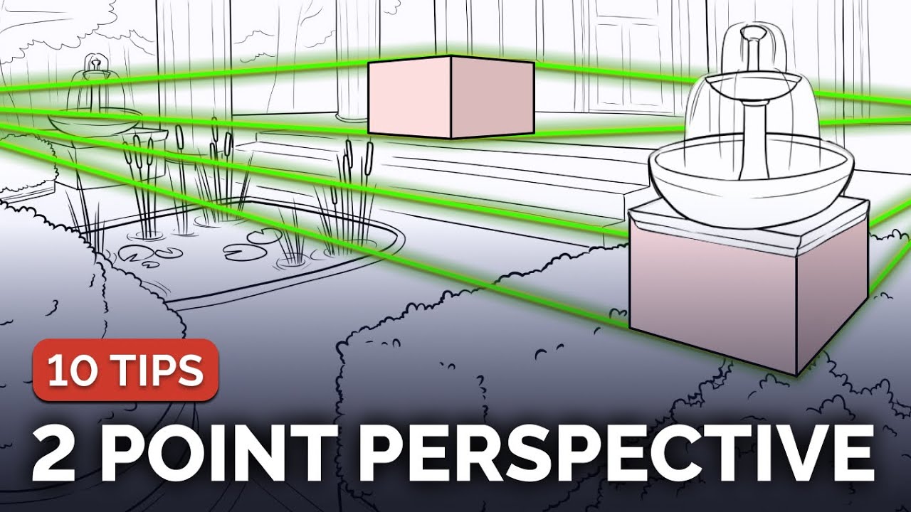 Two point perspective secrets: how to draw realistic scenes fast
