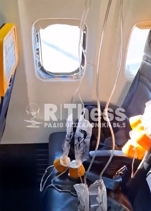 Ryanair passenger sucked out of smashed cabin window ‘up to his shoulders’
