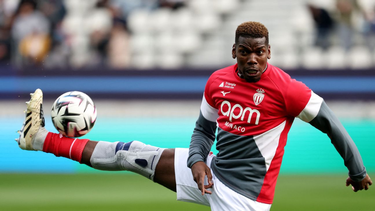Monaco chief casts doubt on Paul Pogba's future: 'Maybe he'll leave, maybe he'll stay'