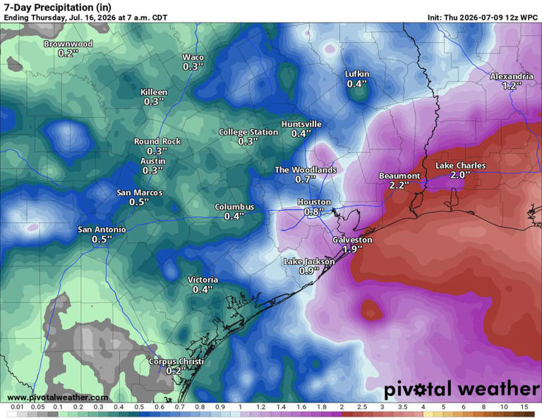 Central Texas weather takes a turn: Rain and cooler days ahead. Here's ...