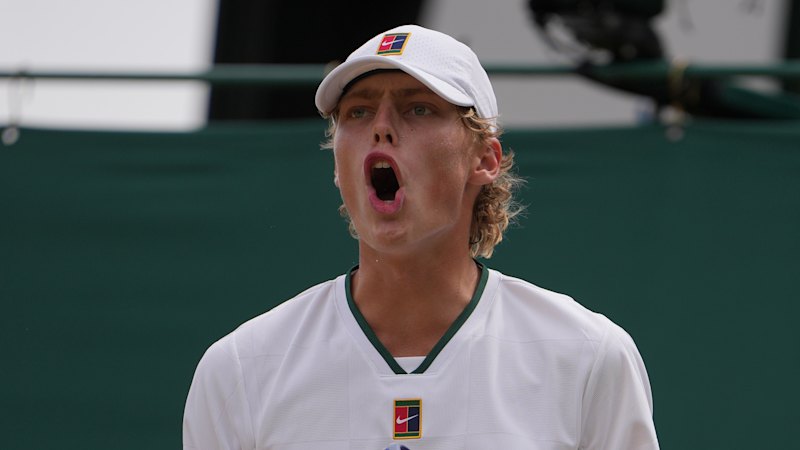 Cruz Hewitt is into a Wimbledon final. But he's not looking to equal dad Lleyton's career