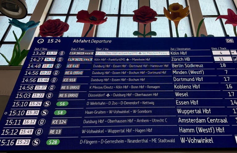 Bahnstrecke Düsseldorf-Köln bis auf Weiteres gesperrt