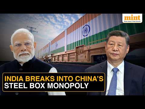 India launches first export container in bid to reduce dependence on China