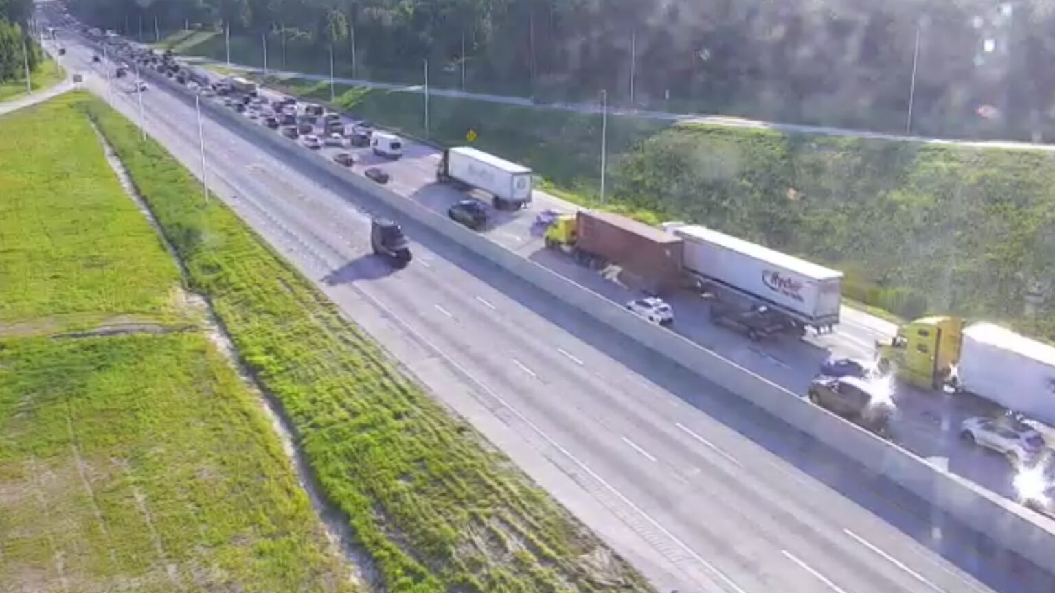 Traffic clears after crash slows I-20 near Lexington